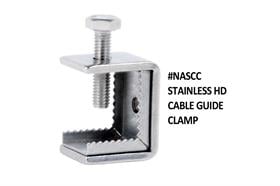 Stainless HD cable guide clamp